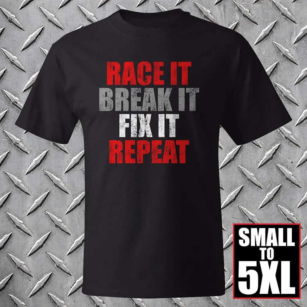 Race it, Brake it, Fix it, Repeat Shirt - Modified Empire
